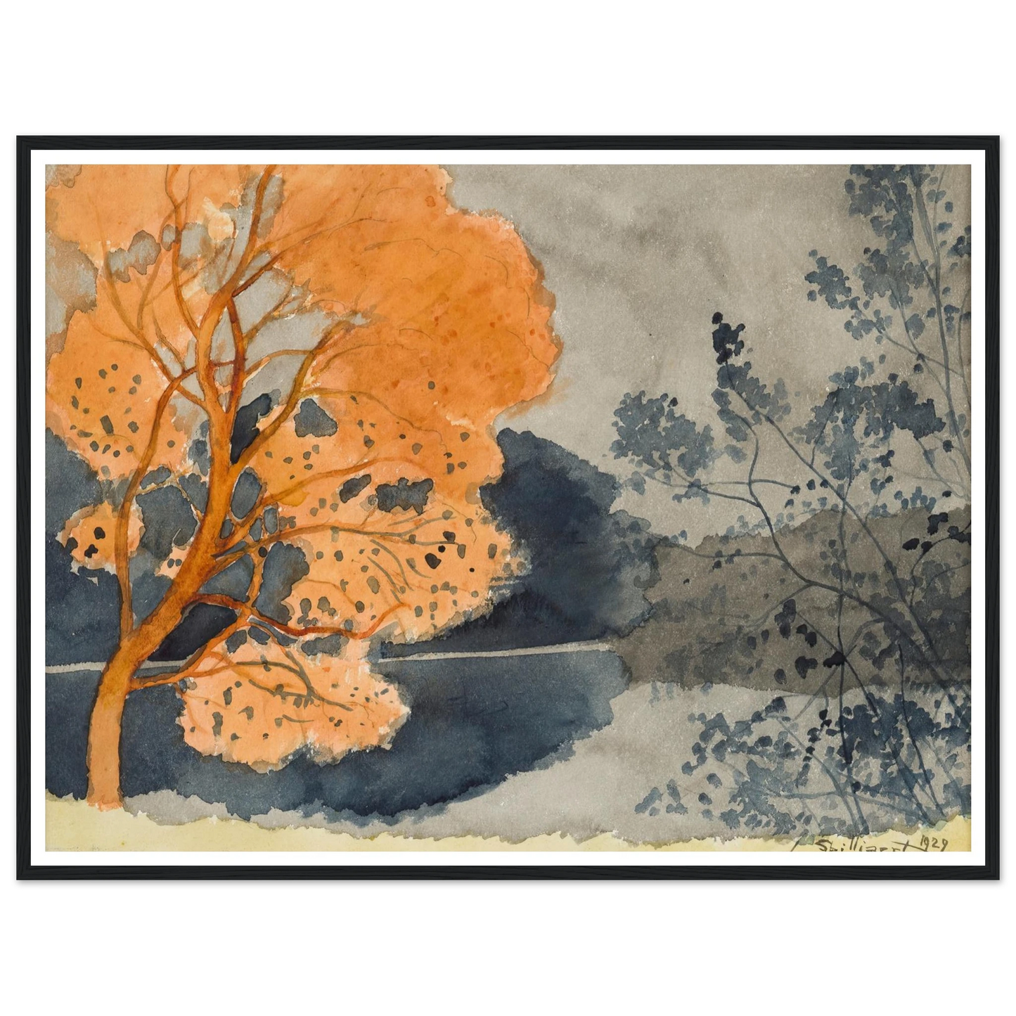 Etang en automne Art Print | Leon Spilliaert-Quipham Collections