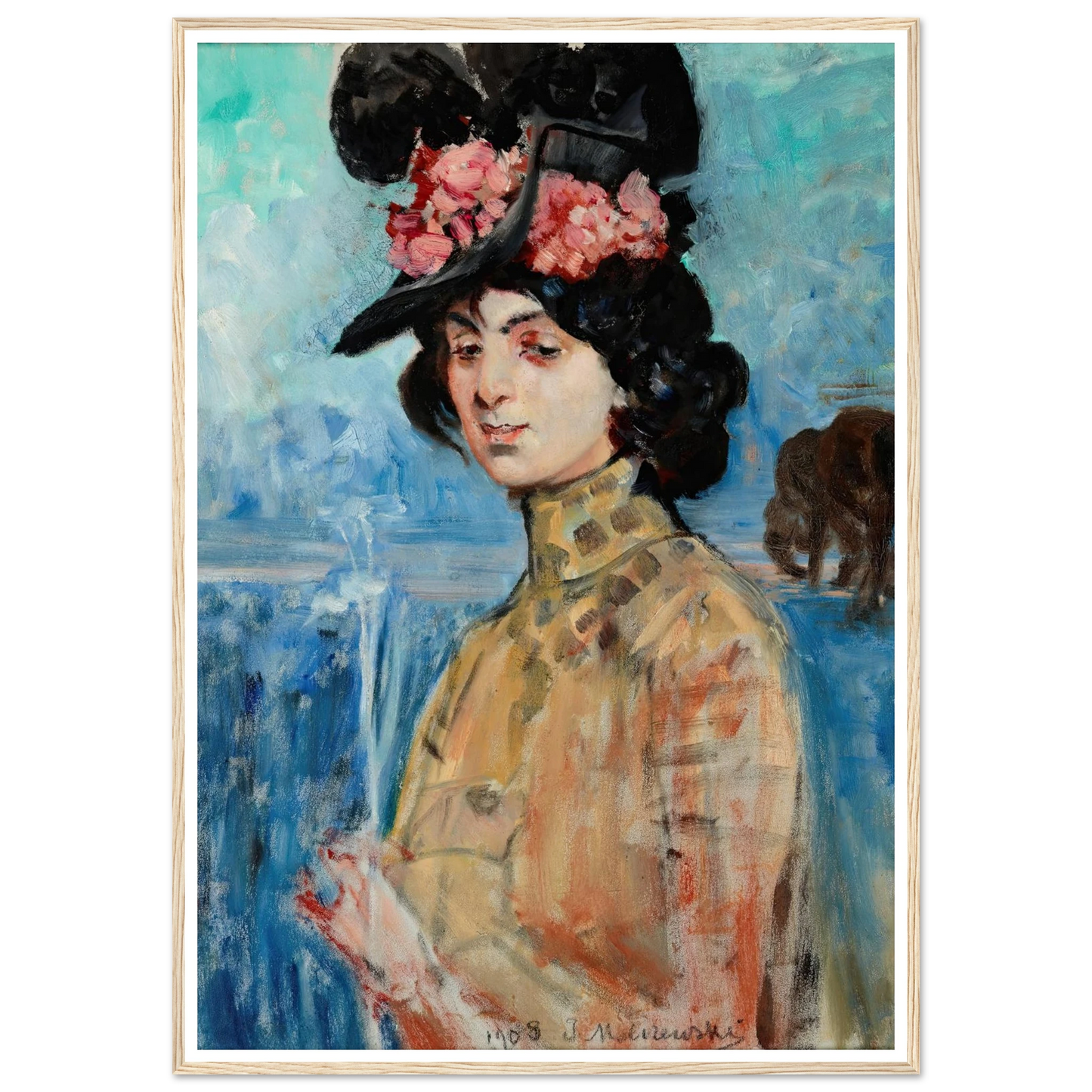 Portrait of Zofia Atteslander (1908) Art Print | Jacek Malczewski-Quipham Collections