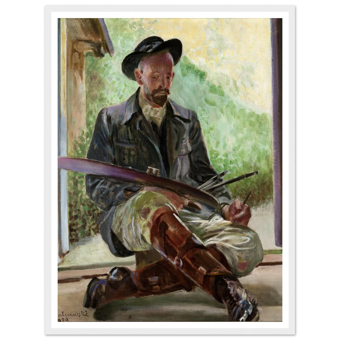 My Models – Triptych (Central Part) (1909) Art Print | Jacek Malczewski-Quipham Collections
