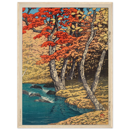 Oirase no aki (Autumn at Oirase) (1933) Art Print | Kawase Hasui-Quipham Collections