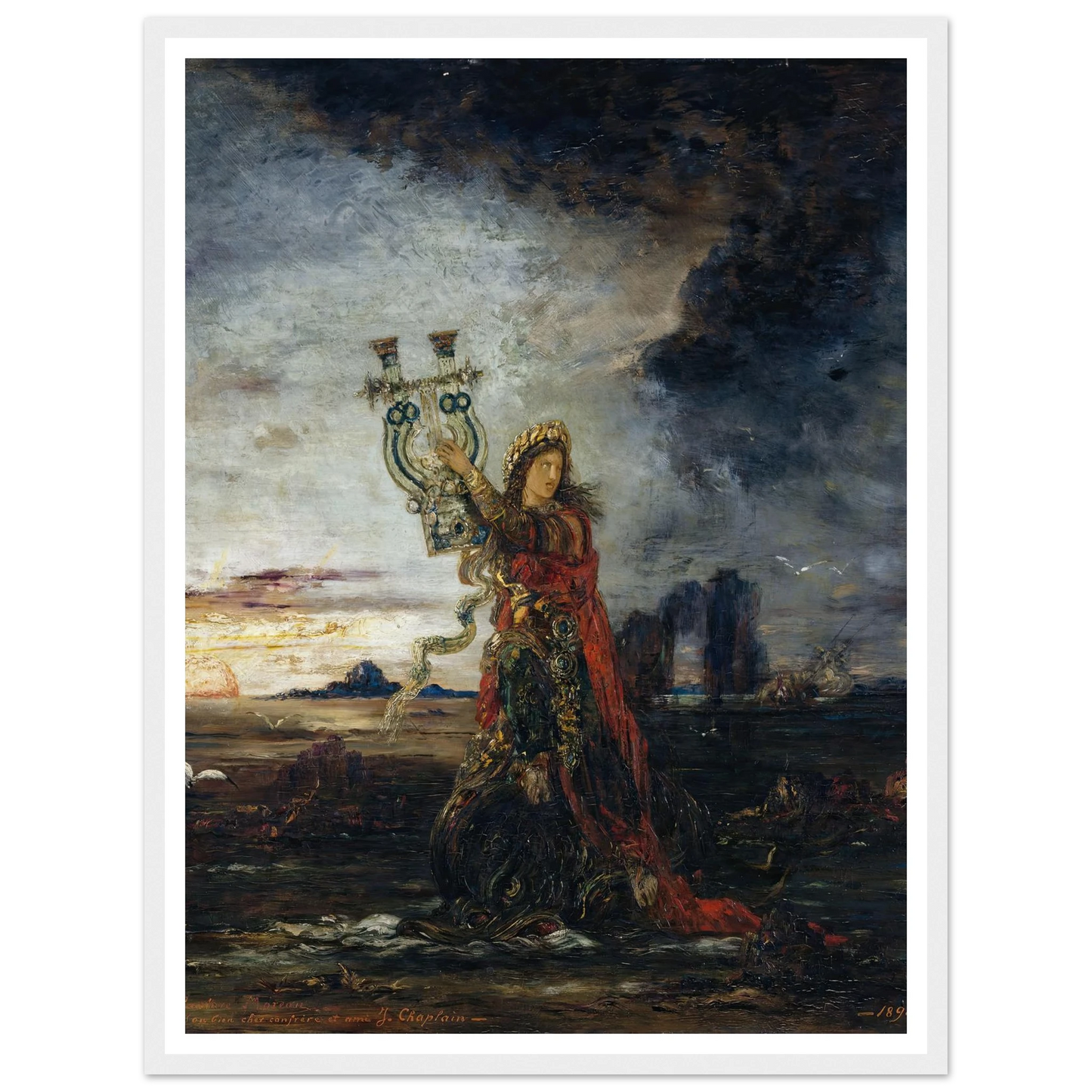 Arion (1891) Art Print | Gustave Moreau-Quipham Collections