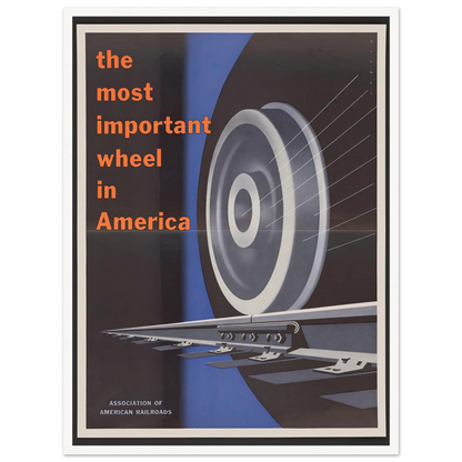 The most important wheels in America. (1952) Art Print | Joseph Binder-Quipham Collections