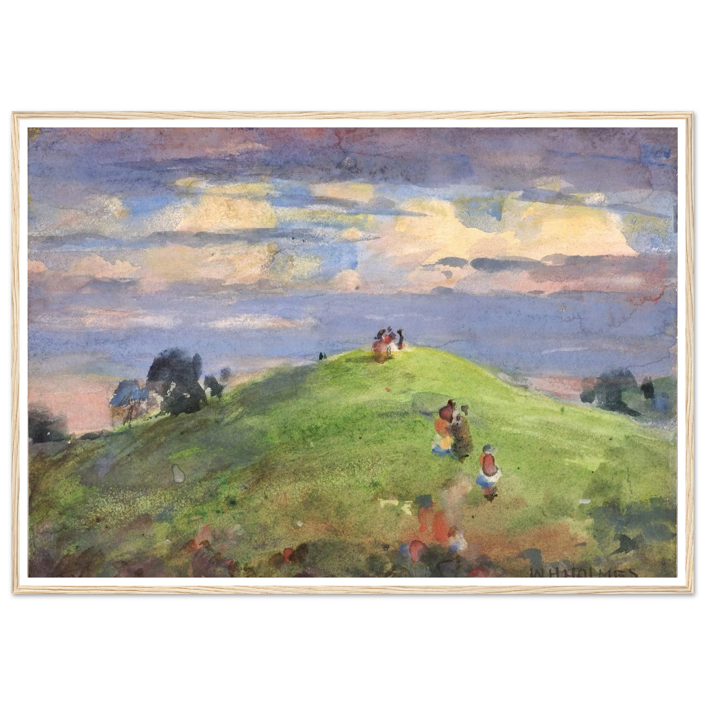 On The Sunset Hill, 1926 (1926) Art Print | William Henry Holmes-Quipham Collections