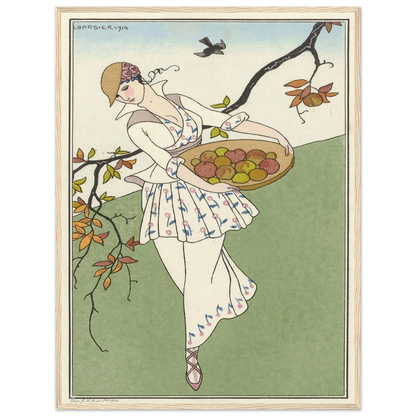 Toilette de taffetas (1914) Art Print | George Barbier-Quipham Collections