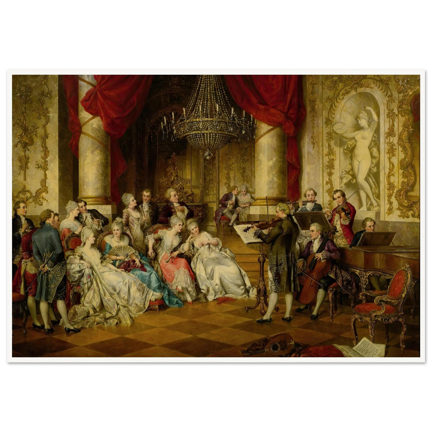 The Recital Art Print | Carl Schweninger Jr-Quipham Collections