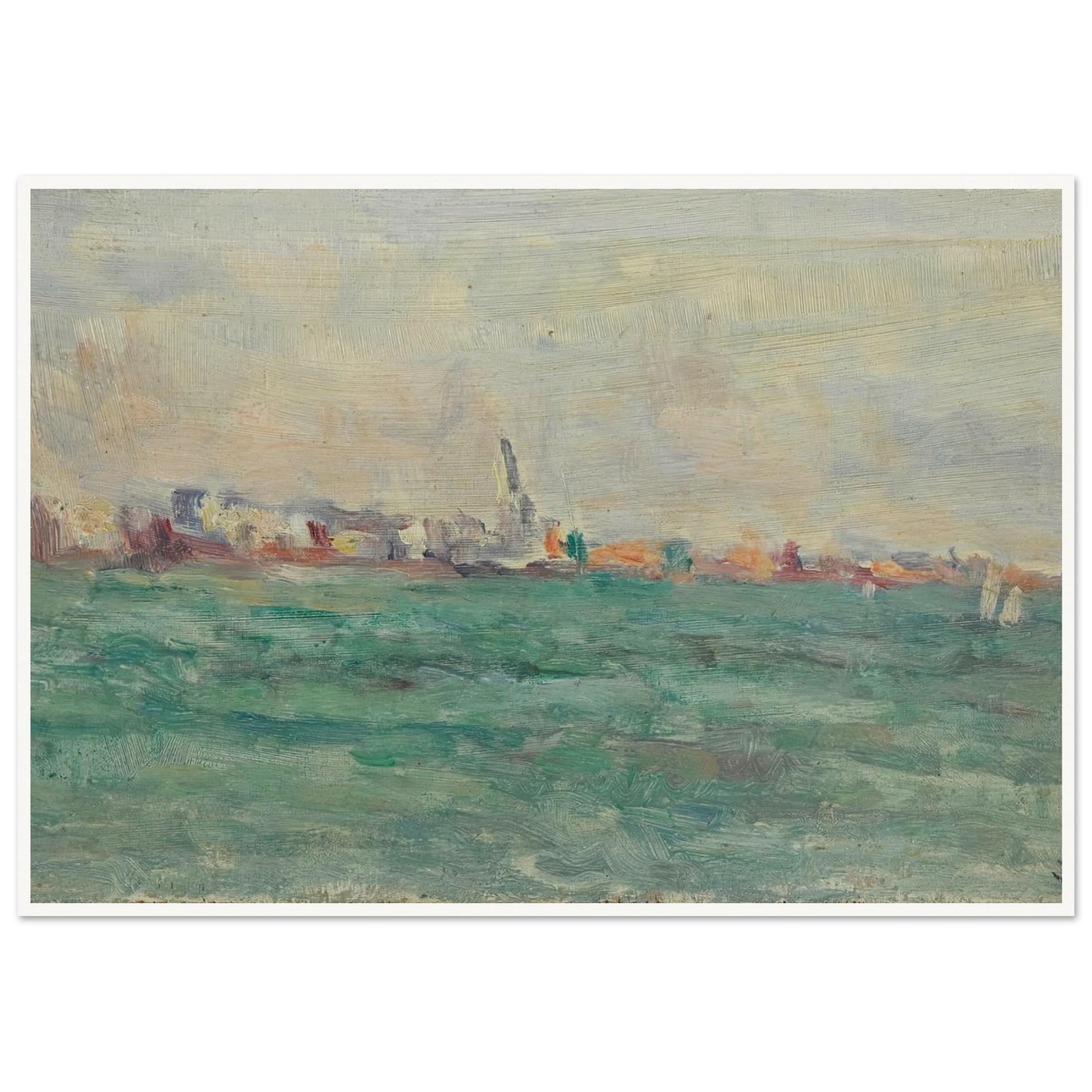 Vue de Paramé (1925) Art Print | Maximilien Luce-Quipham Collections