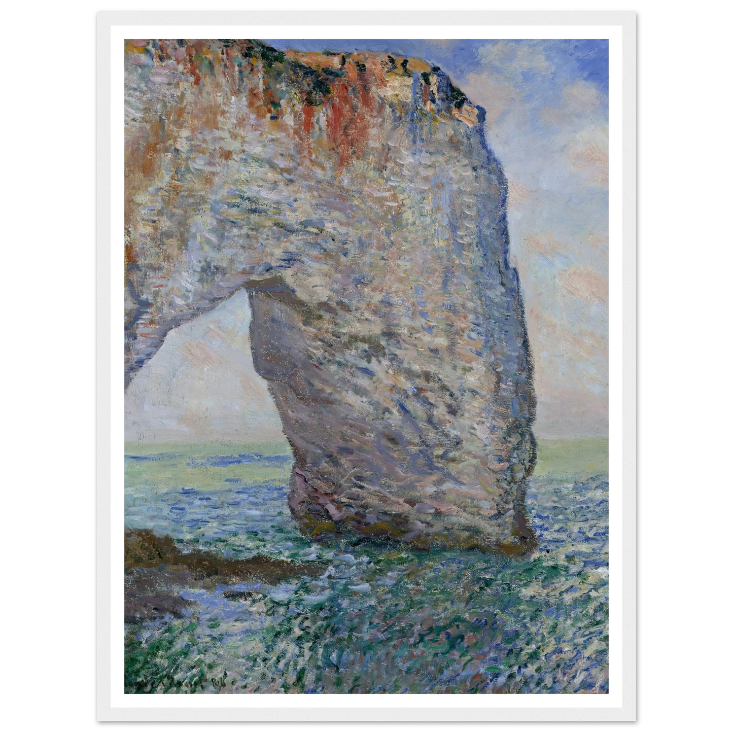 The Manneporte near Étretat (1886) Art Print | Claude Monet-Quipham Collections