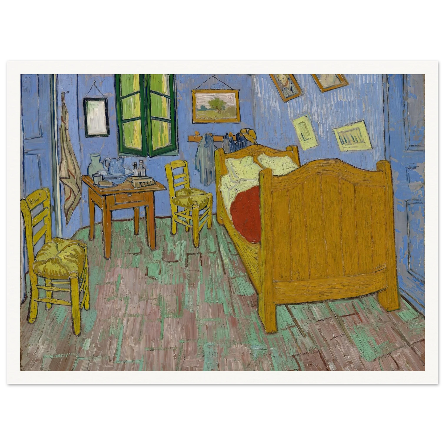 The Bedroom (1889) Art Print | Vincent van Gogh-Quipham Collections
