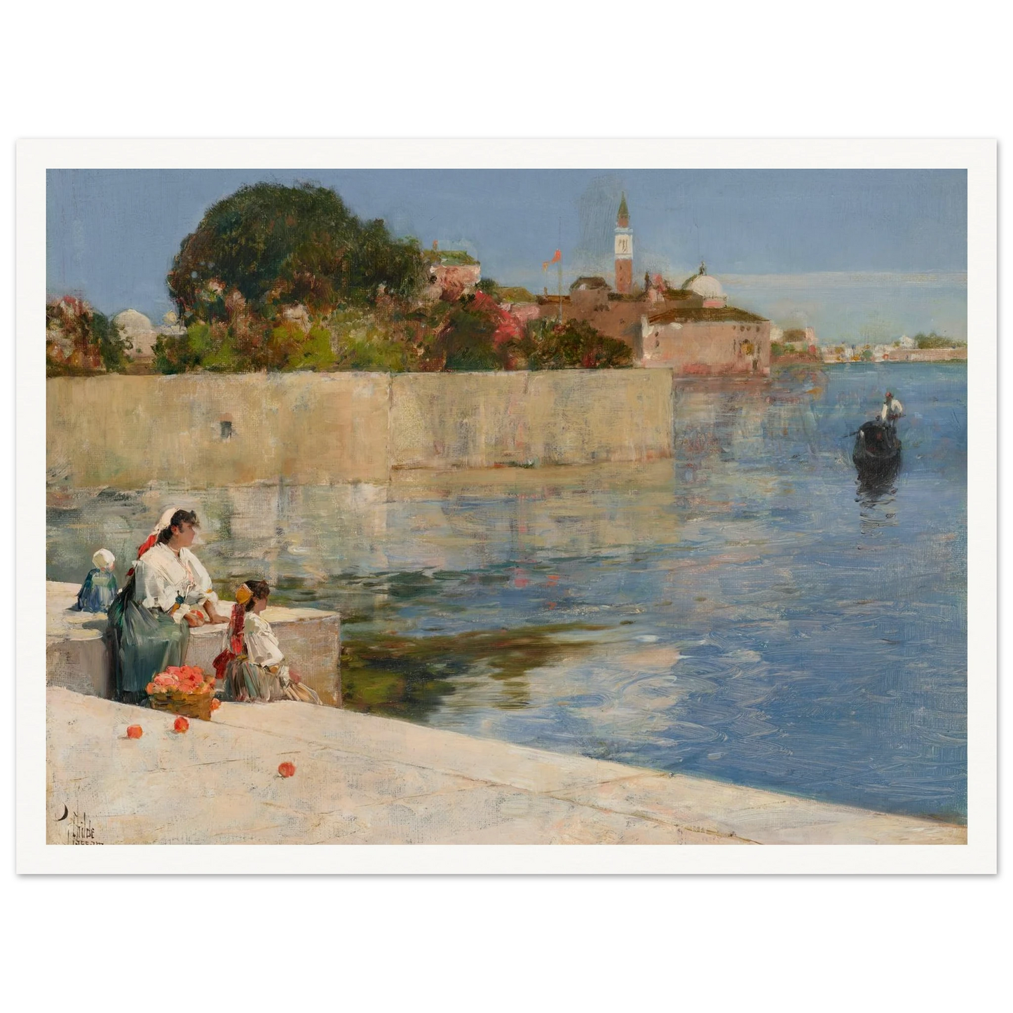 View of Venice (circa 1883) Art Print | Childe Hassam-Quipham Collections