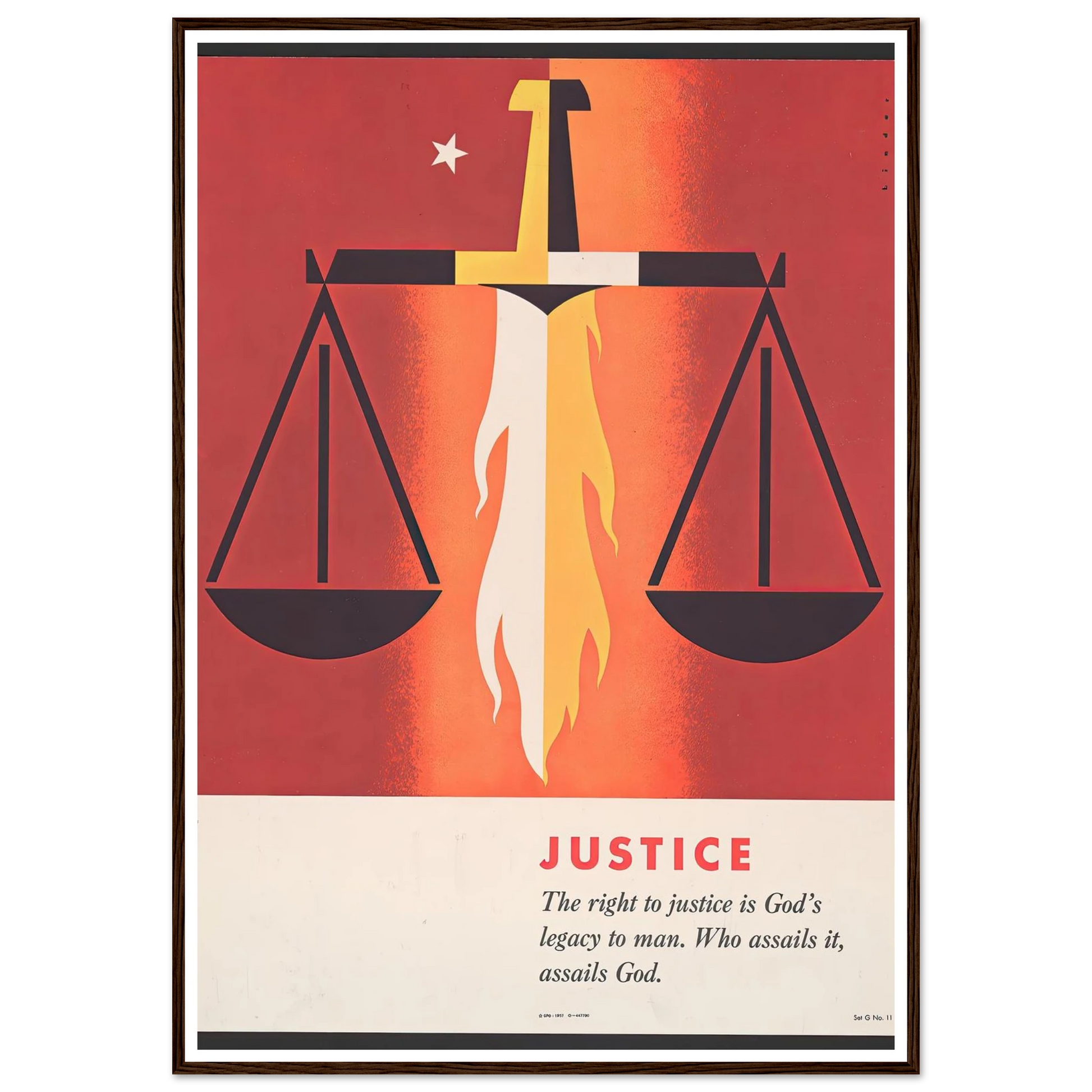 Justice (1957) Art Print | Joseph Binder-Quipham Collections