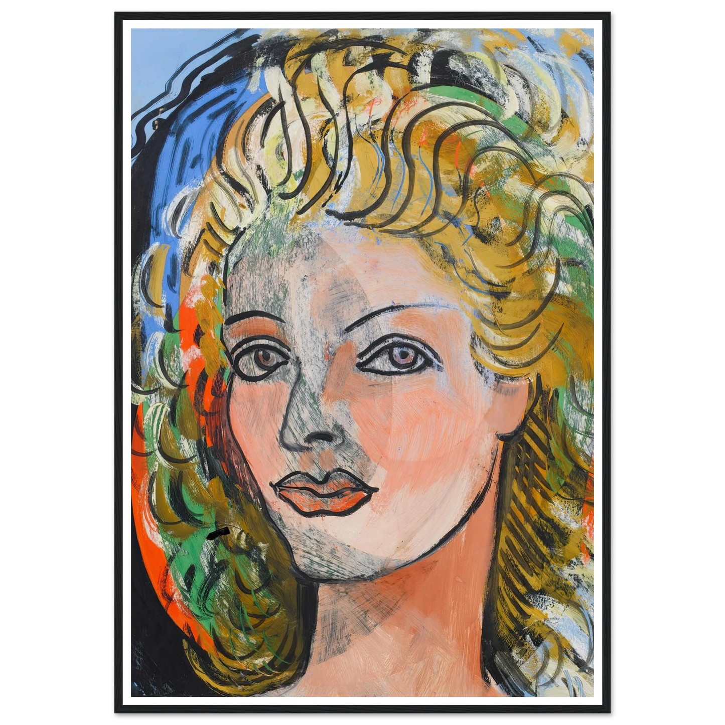 La blonde (circa 1940-1946) Art Print | Francis Picabia-Quipham Collections