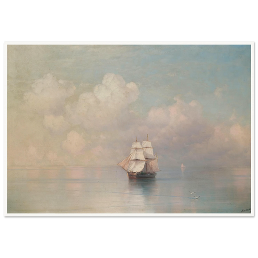Calm Seas Art Print | Ivan Konstantinovich Aivazovsky-Quipham Collections