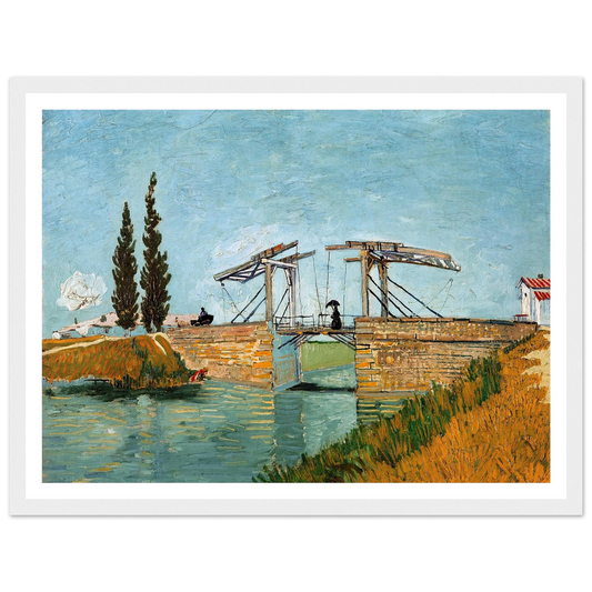 Langlois Bridge at Arles (1888) Art Print | Vincent van Gogh-Quipham Collections