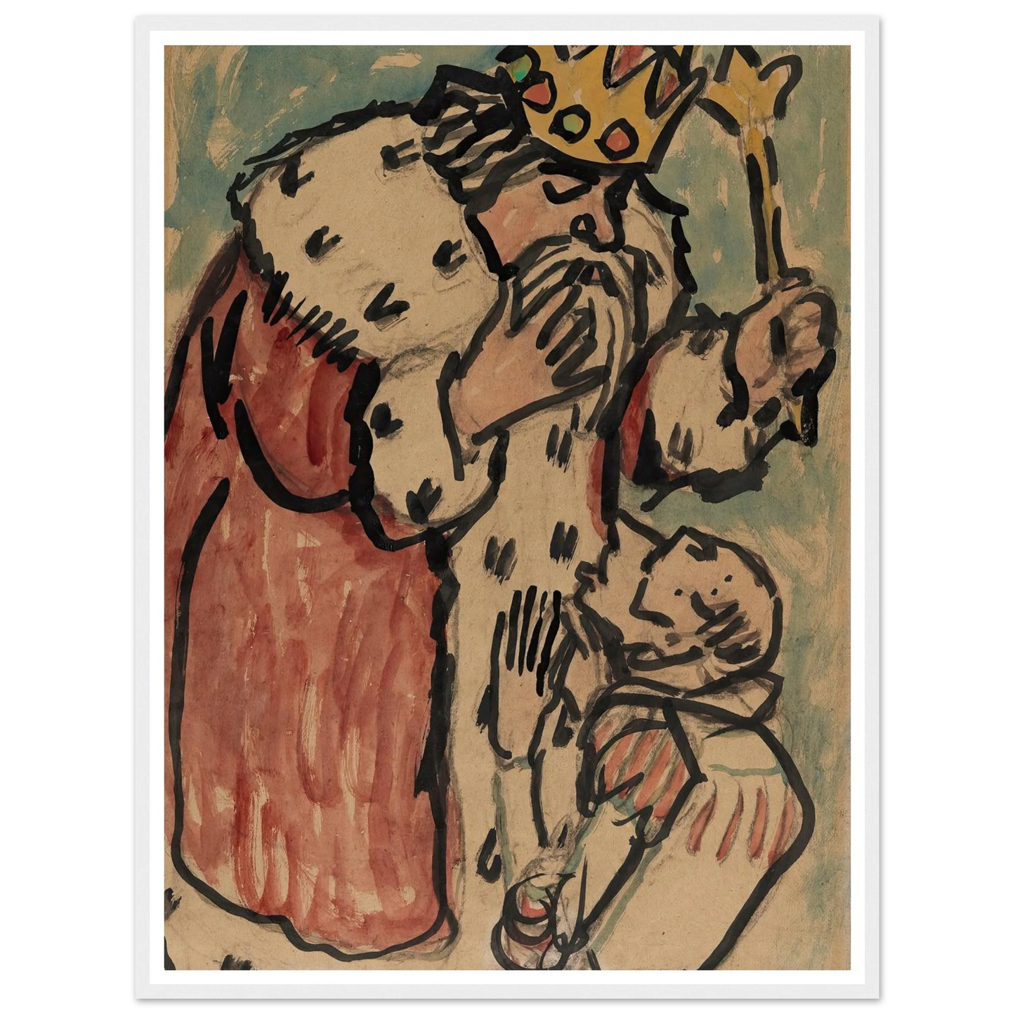 König (1910) Art Print | Christian Rohlfs-Quipham Collections