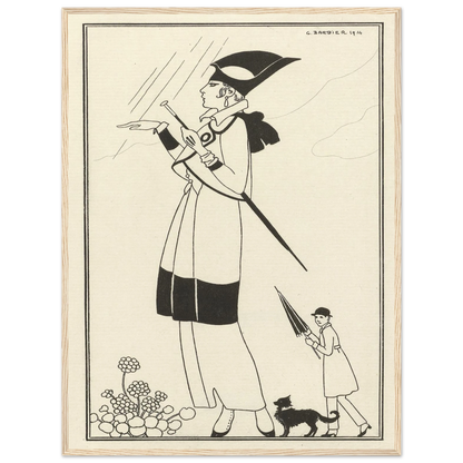 Tailleur de ratin (1914) Art Print | George Barbier-Quipham Collections