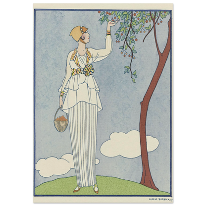 Famous Fashion Houses (1914) Art Print | George Barbier-Quipham Collections