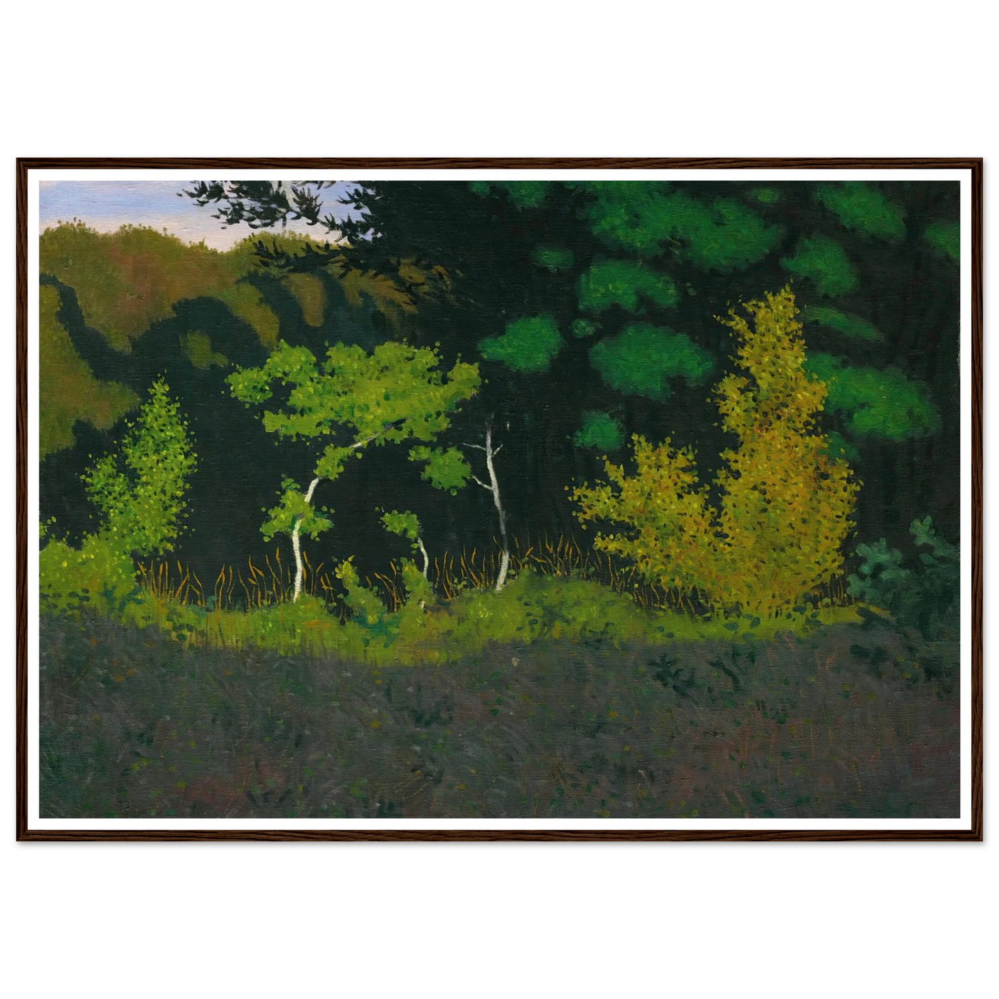 Edge Of The Wood (1920) Art Print | Felix Vallotton-Quipham Collections