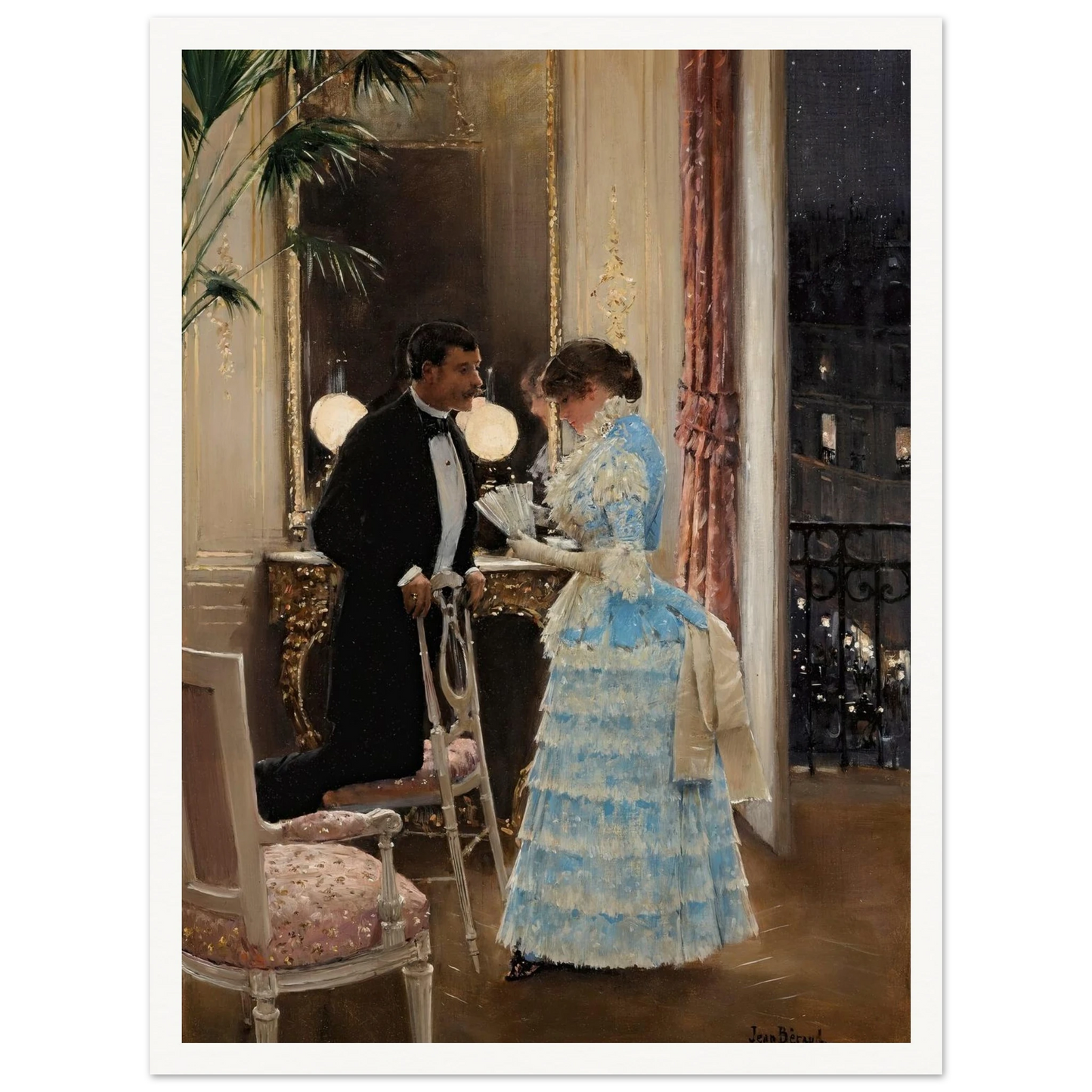 La Conversation Art Print | Jean Beraud-Quipham Collections