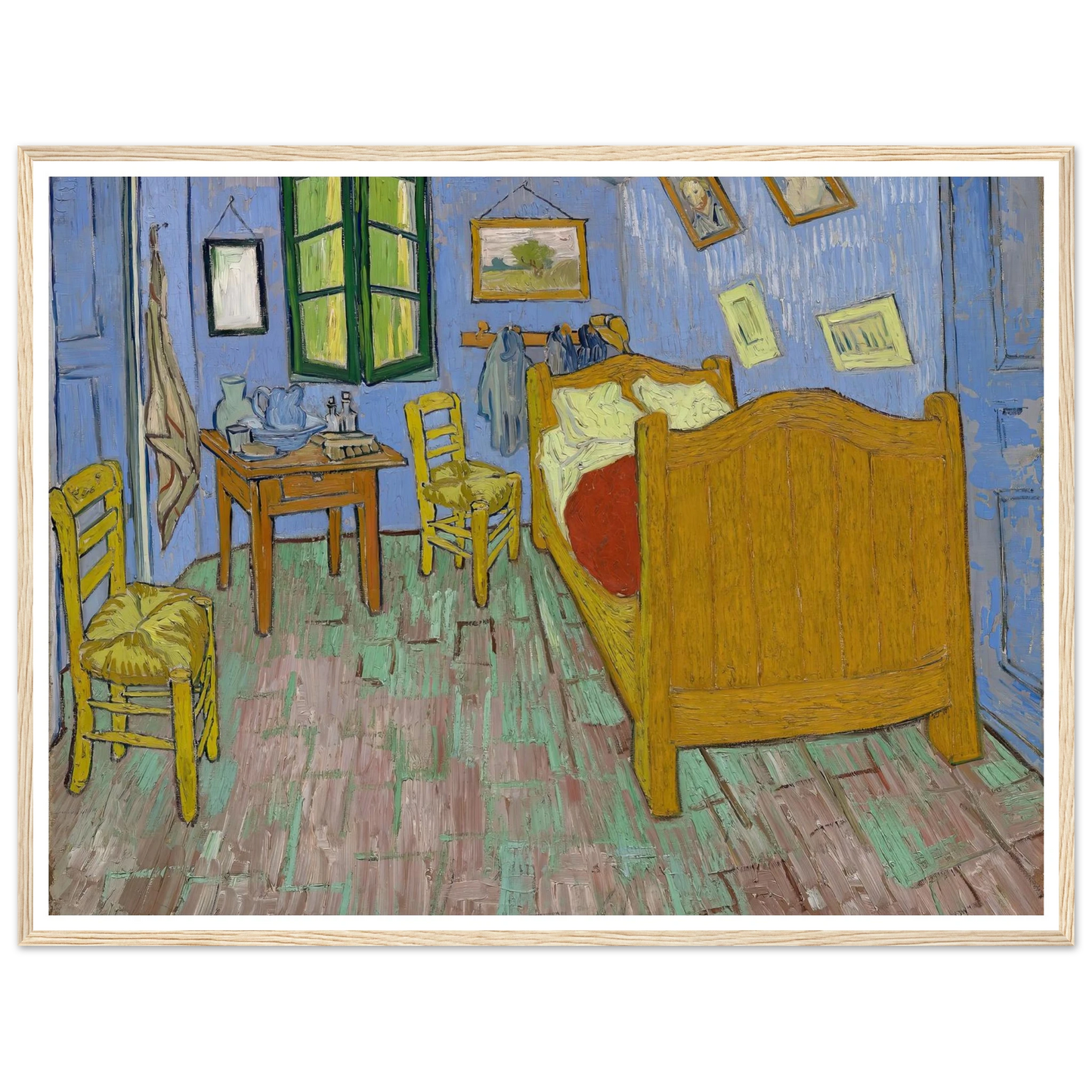 The Bedroom (1889) Art Print | Vincent van Gogh-Quipham Collections