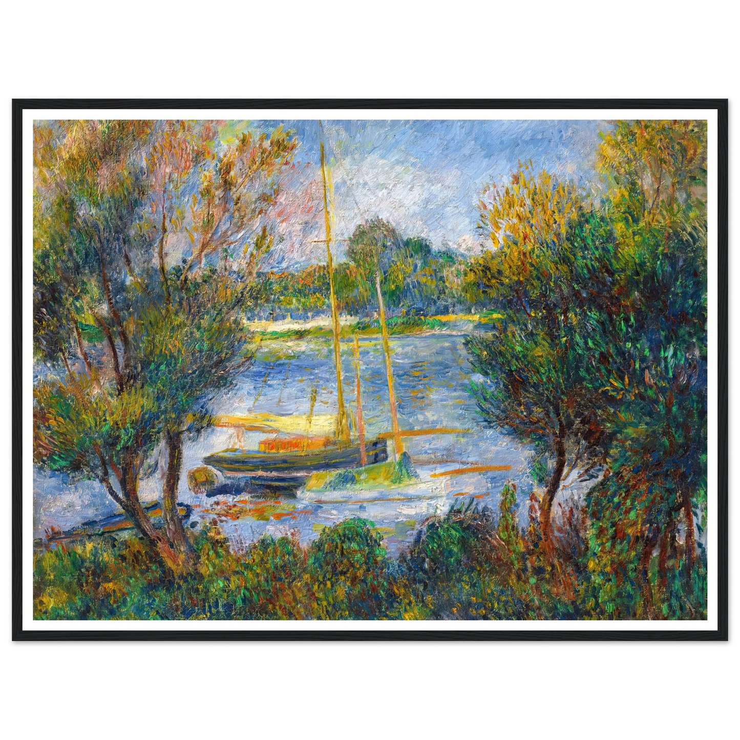 La Seine à Argenteuil (1888) Art Print | Pierre Auguste Renoir-Quipham Collections