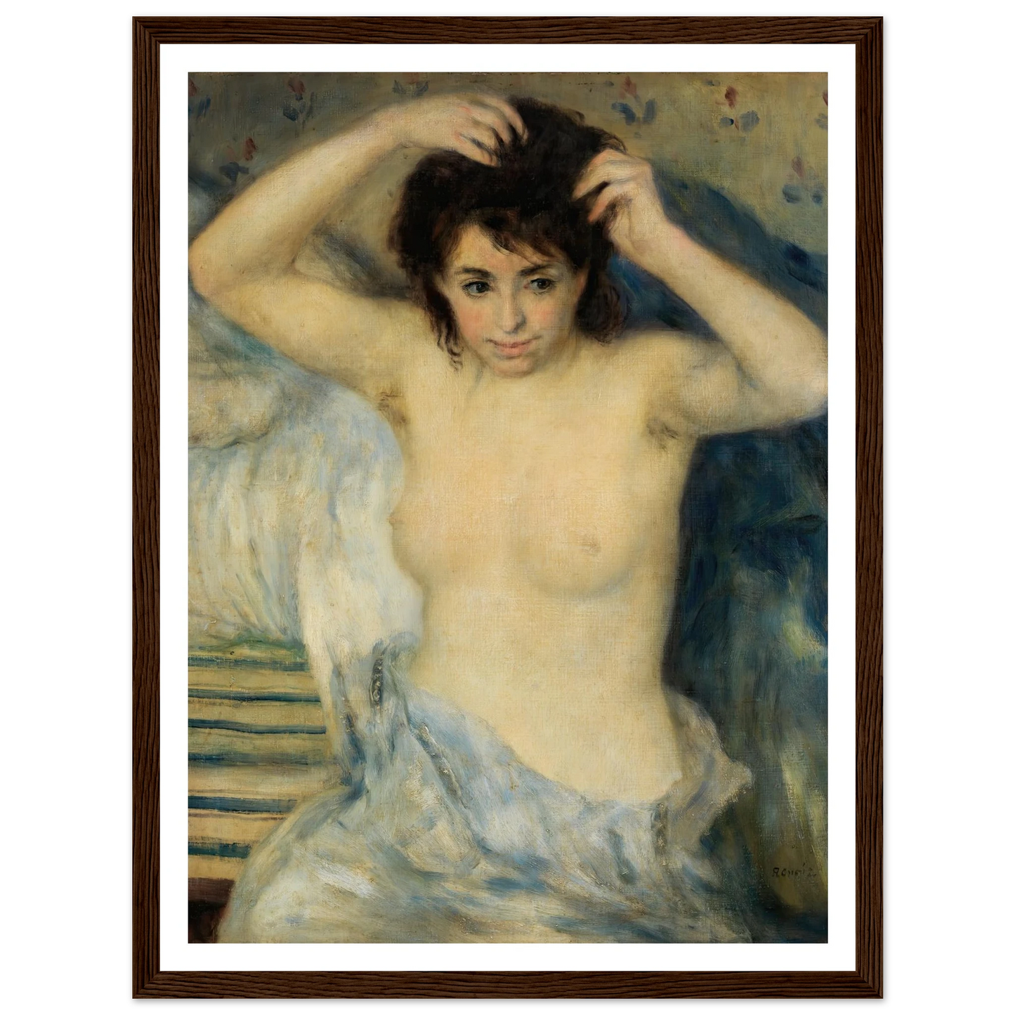 Before the Bath (Avant le bain) (c. 1875) Art Print | Pierre Auguste Renoir-Quipham Collections