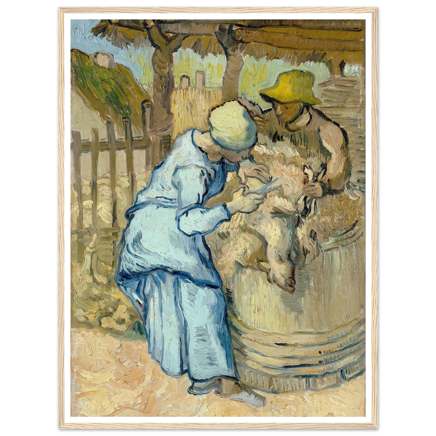 The Sheep-Shearer (After Millet) Art Print | Vincent van Gogh-Quipham Collections