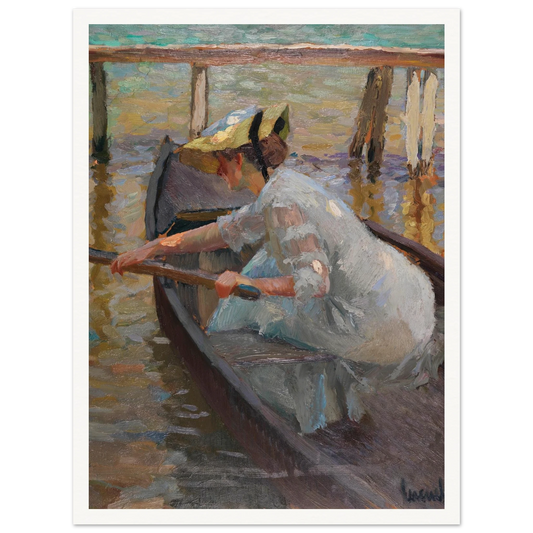 Evening trip (1920) Art Print | Edward Cucue-Quipham Collections