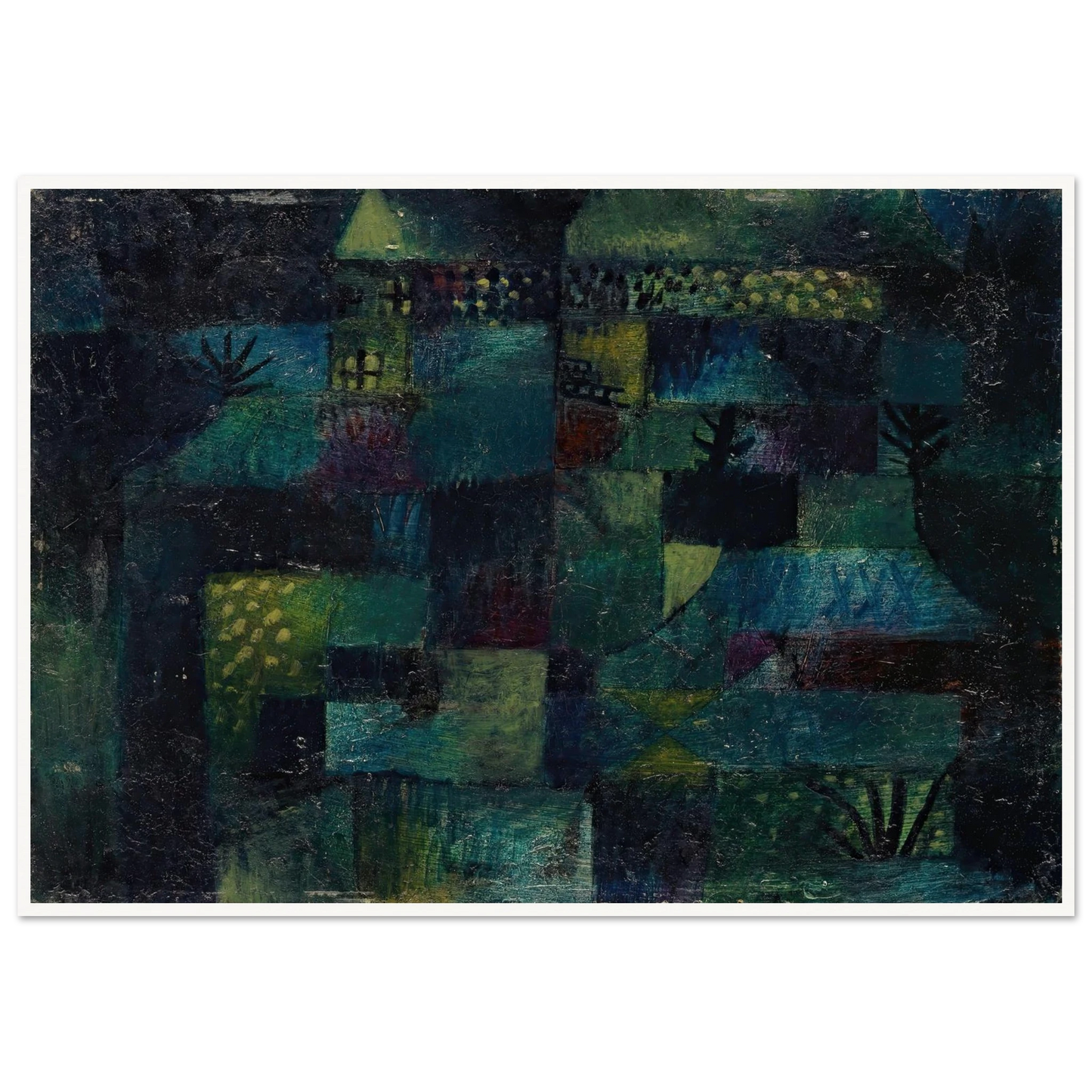 Terraced garden (1920) Art Print | Paul Klee-Quipham Collections