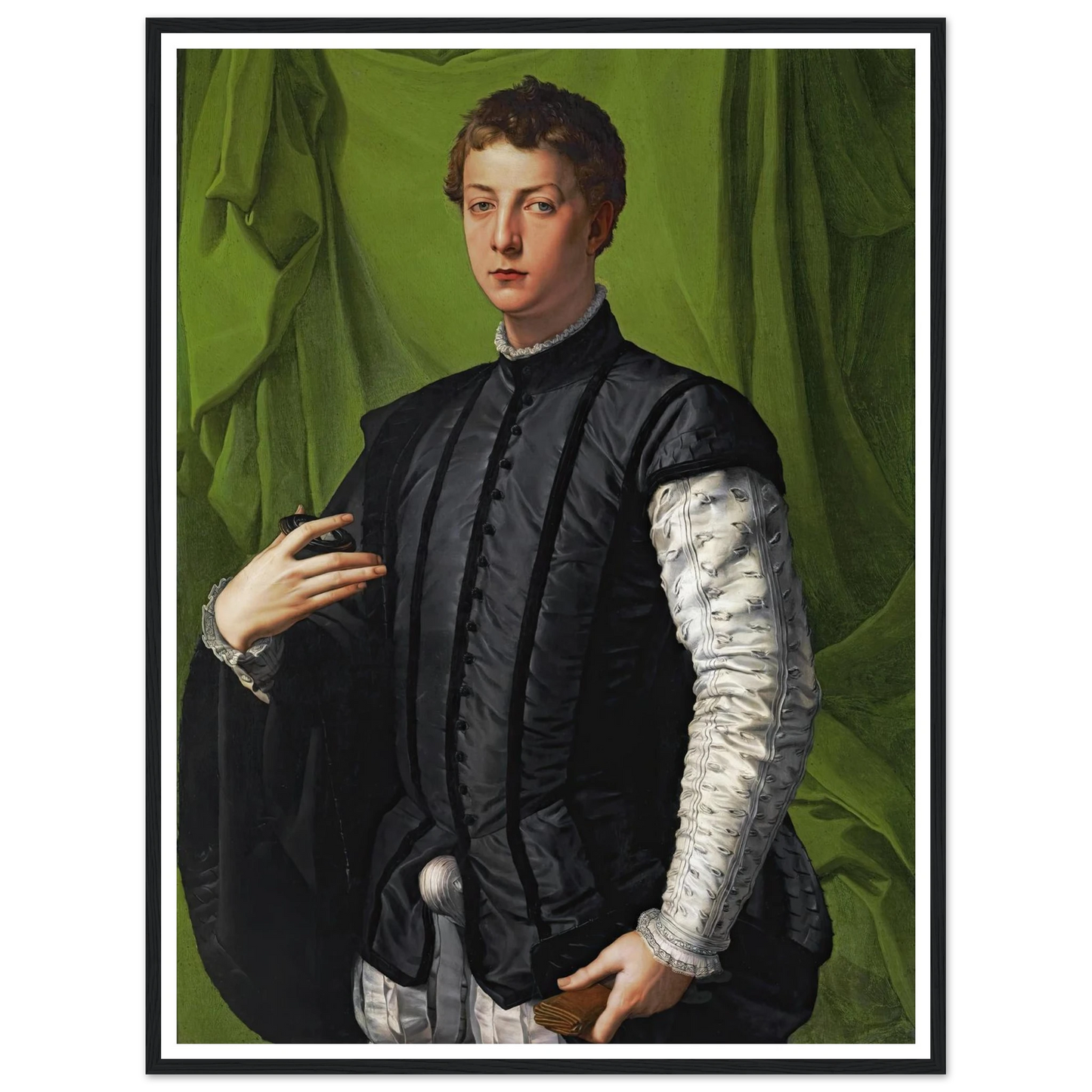 Portrait Of Lodovico Capponi (1550-1555) Art Print | Agnolo Bronzino-Quipham Collections