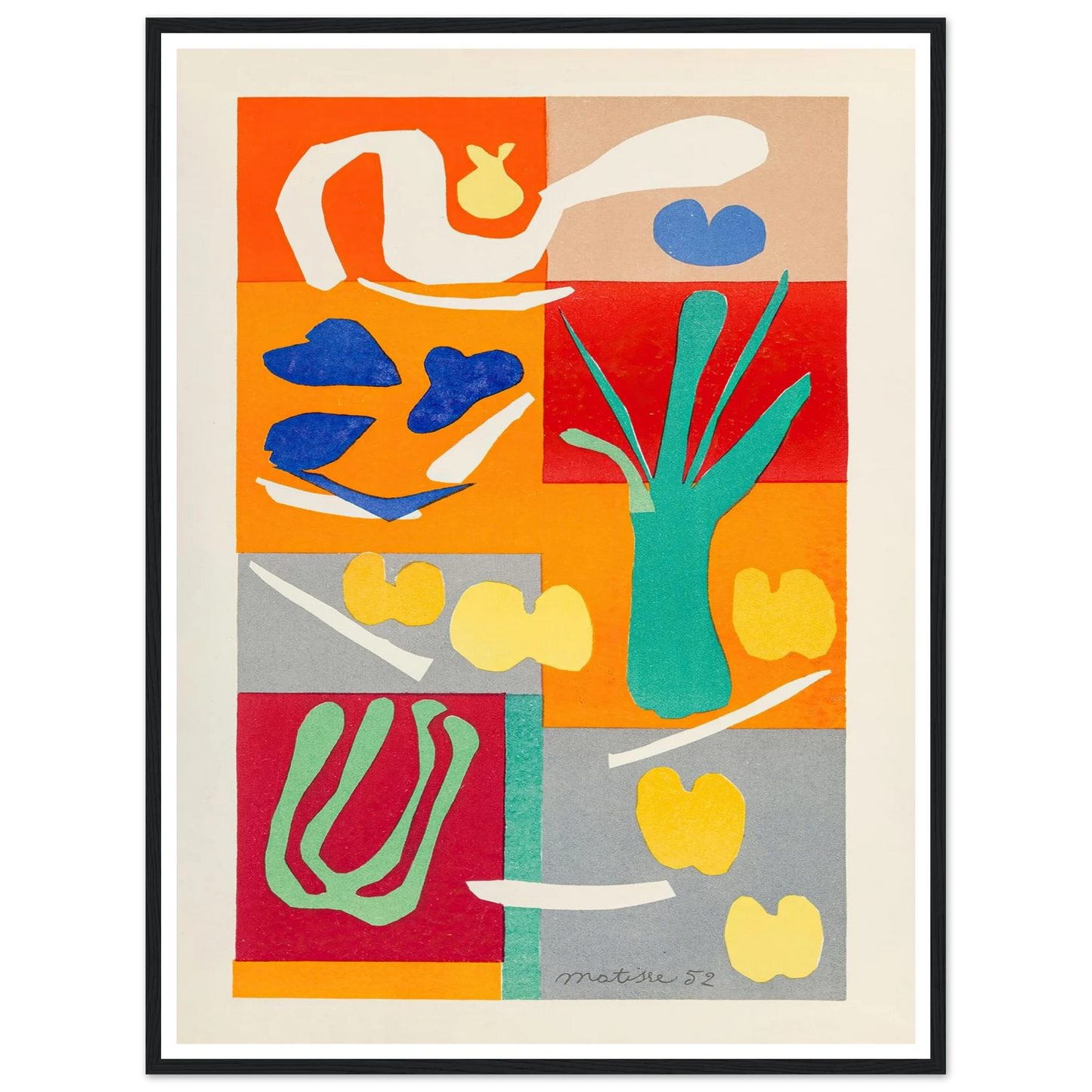 Végétaux (1952) Art Print | Henri Matisse-Quipham Collections