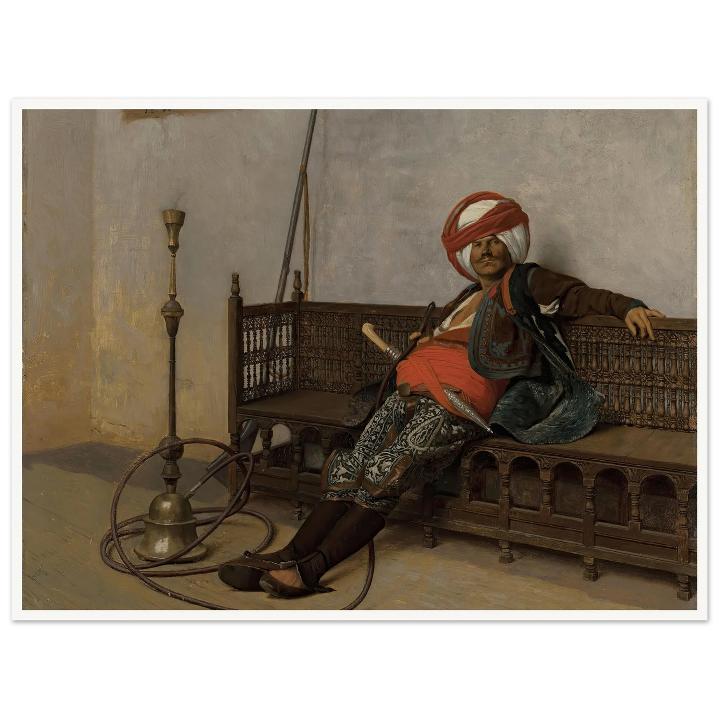 Chef arnaute Art Print | Jean Leon Gerome-Quipham Collections