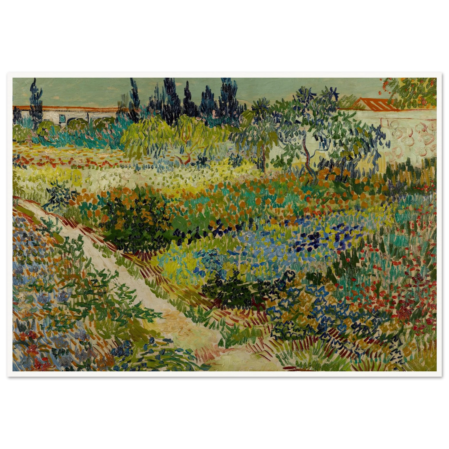 Garden at Arles Art Print | Vincent van Gogh-Quipham Collections