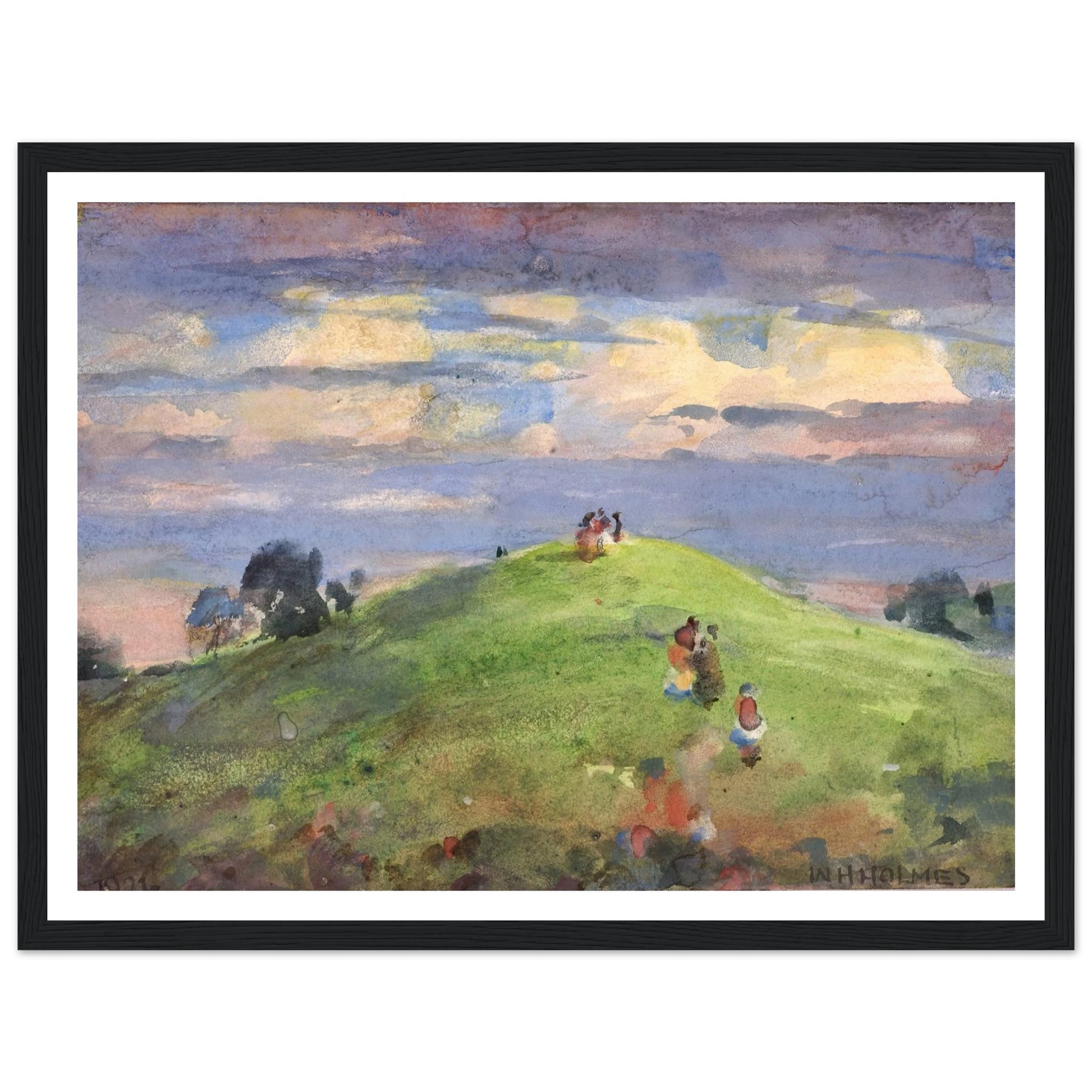 On The Sunset Hill, 1926 (1926) Art Print | William Henry Holmes-Quipham Collections