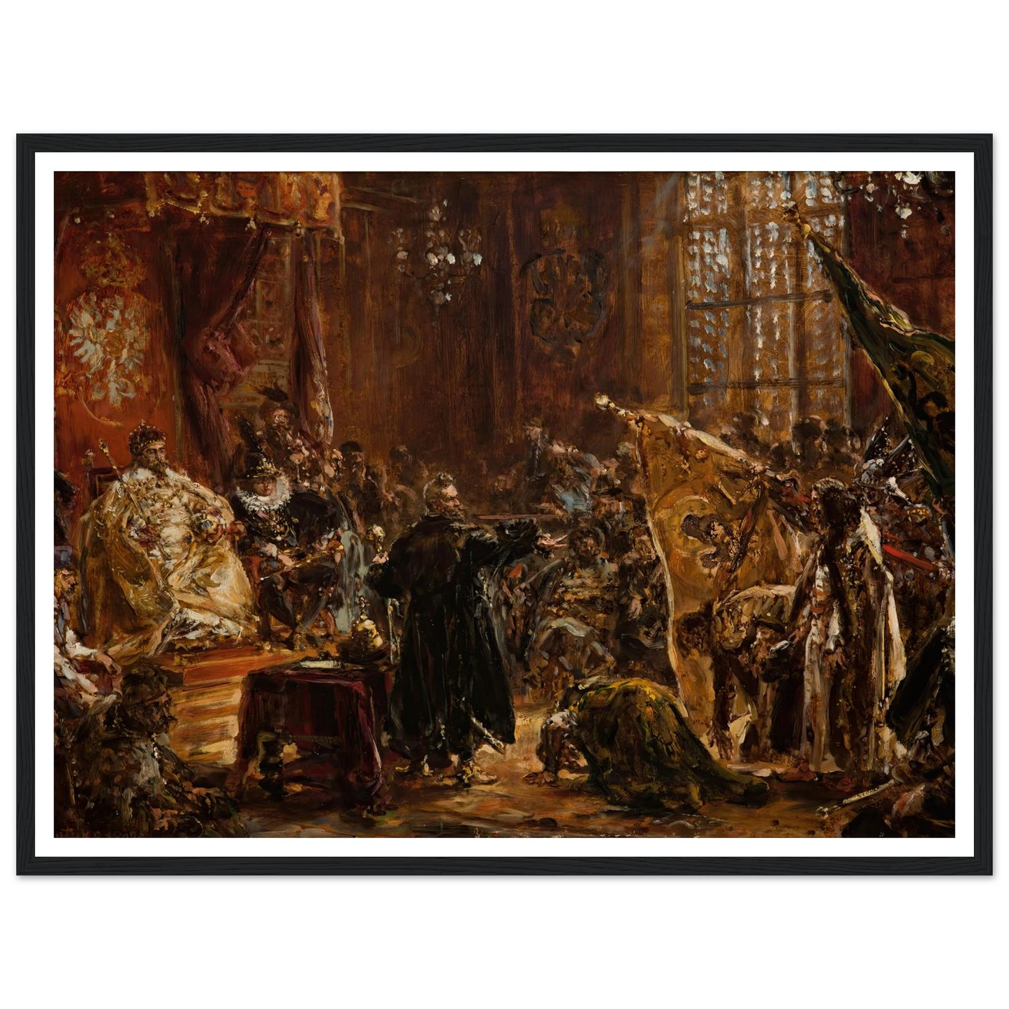 Shuysky Tsars at the Seym of Warsaw (1892) Art Print | Jan Matejko-Quipham Collections