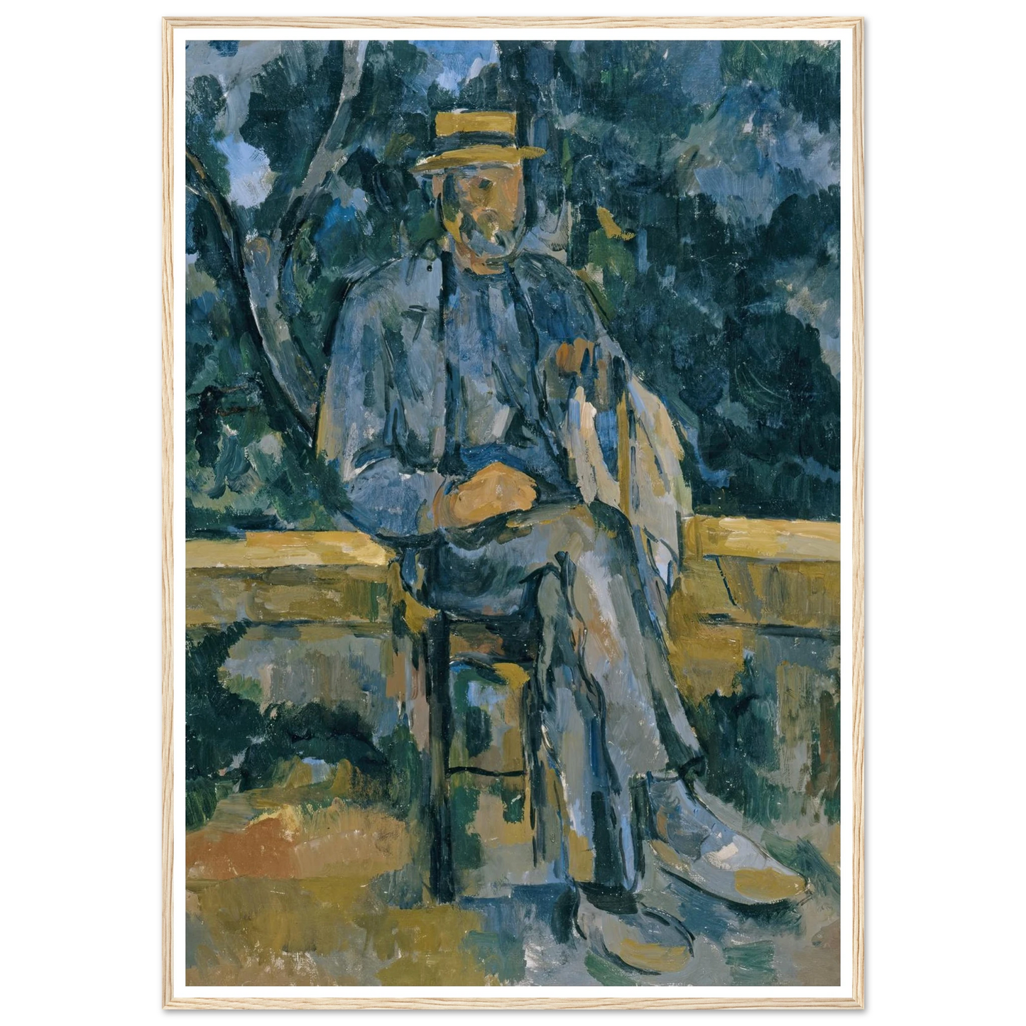 Portrait of Peasant (from 1905 until 1906) Art Print | Paul Cezanne-Quipham Collections