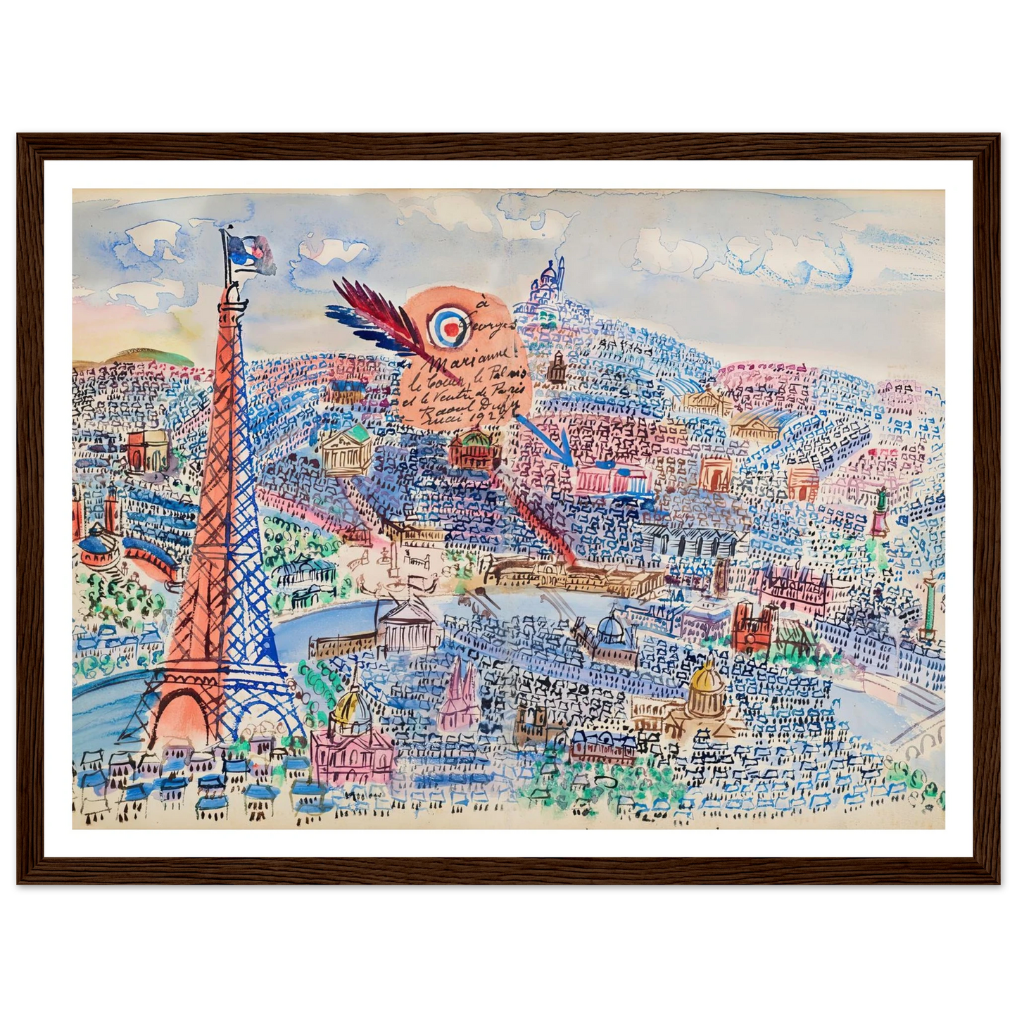 Livre d’or de Marianne (1927) Art Print | Raoul Dufy-Quipham Collections