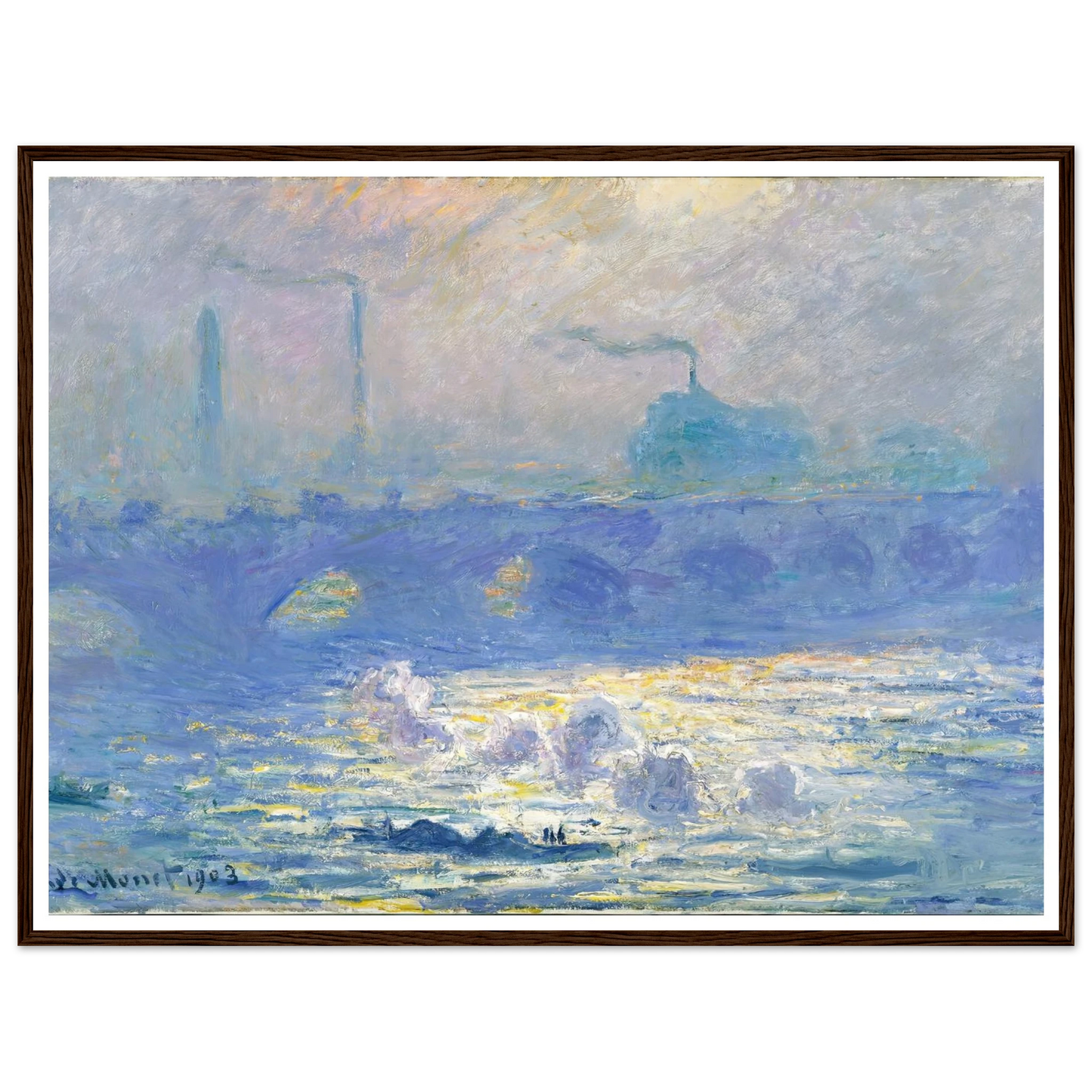 Waterloo Bridge (1903) Art Print | Claude Monet-Quipham Collections