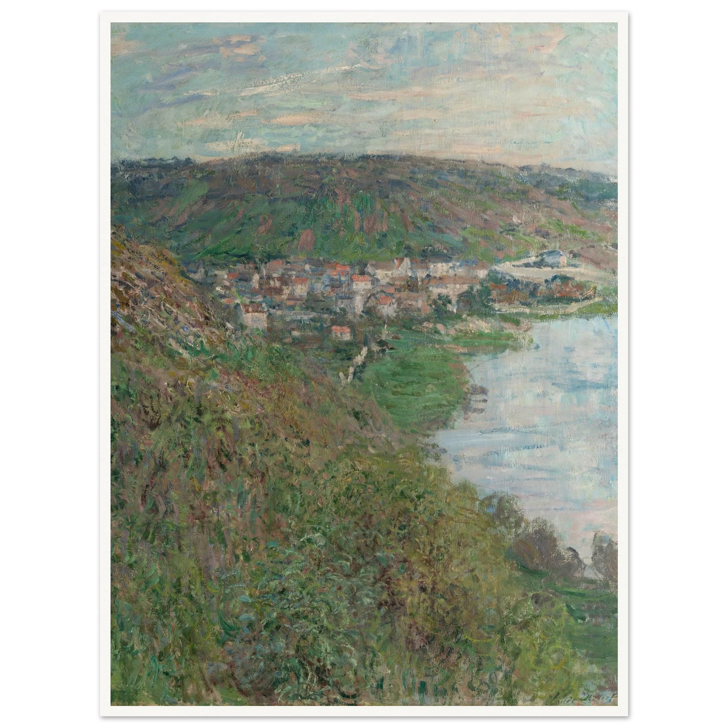 View of Vétheuil (1880) Art Print | Claude Monet-Quipham Collections