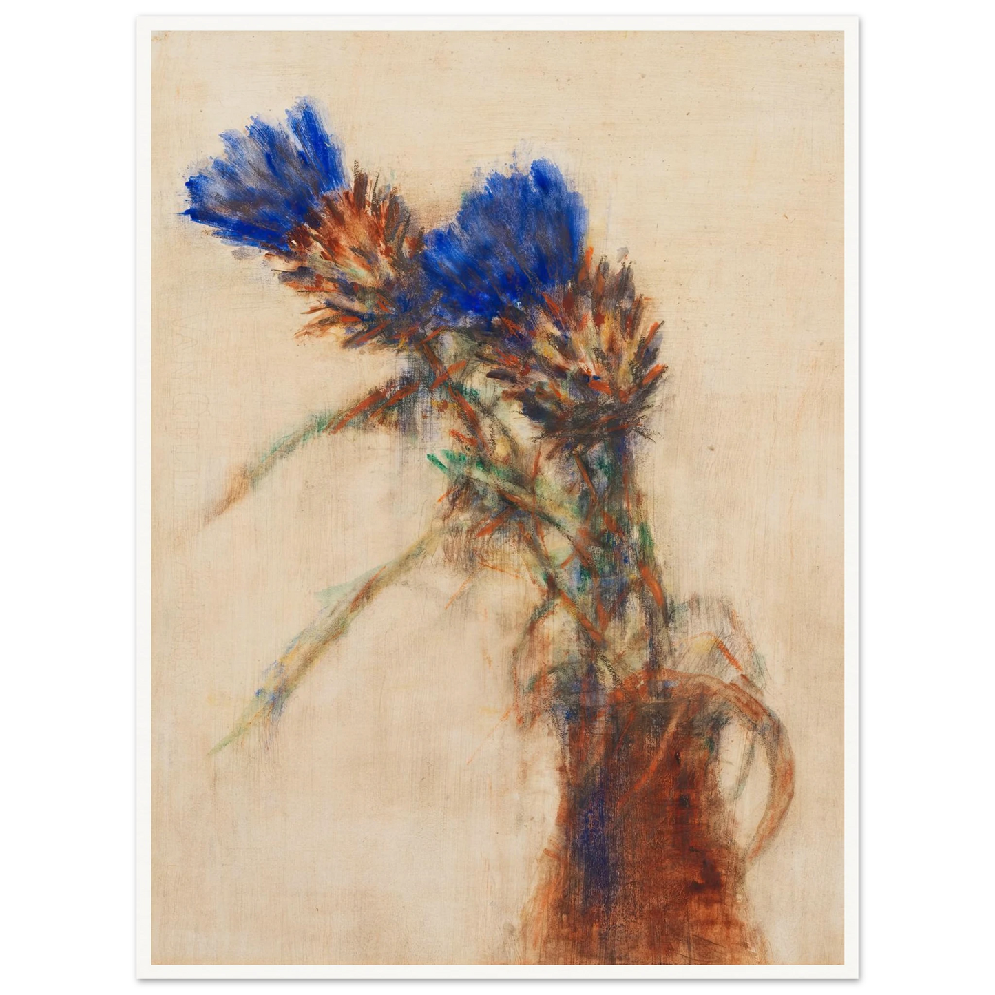 Artischockenblüten (1937) Art Print | Christian Rohlfs-Quipham Collections