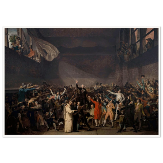 Serment Du Jeu De Paume, Le 20 Juin 1789 (1791) Art Print | Jacques Louis David-Quipham Collections