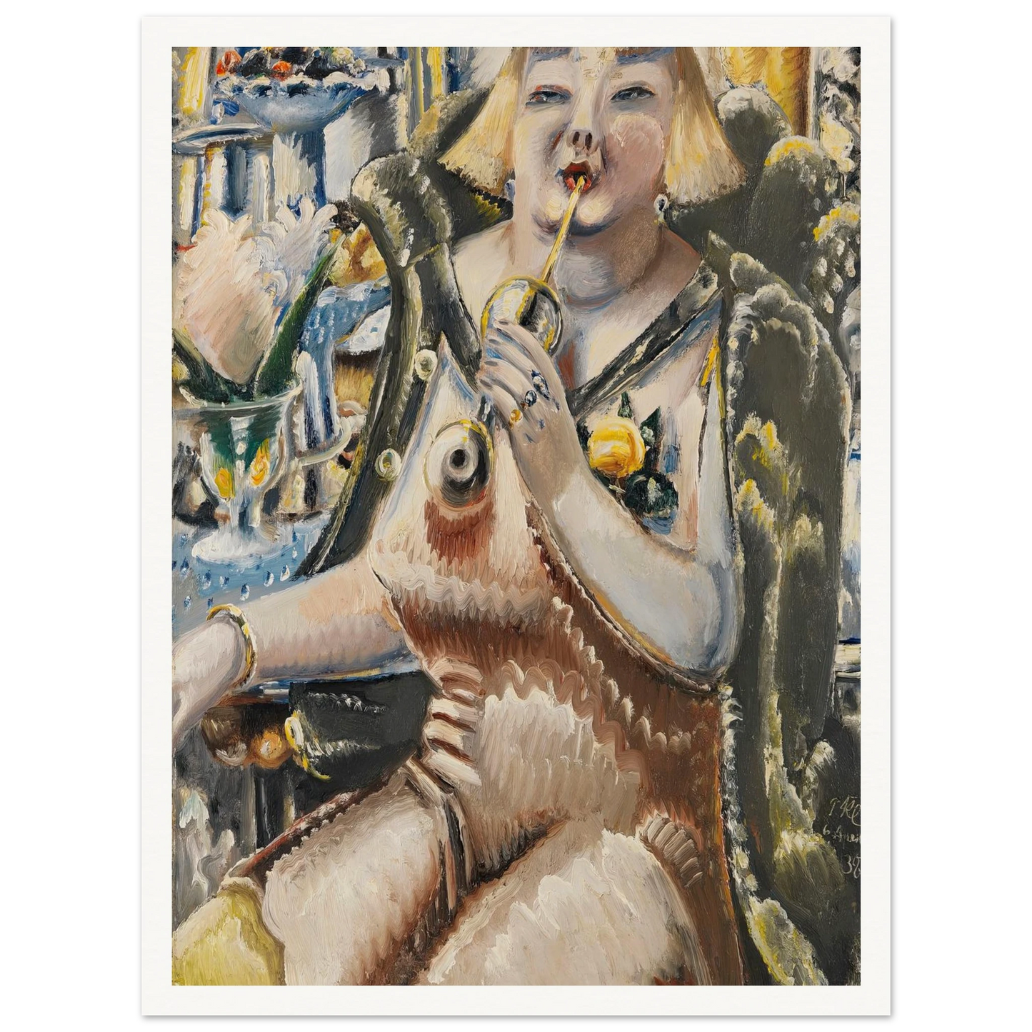 An der Bar (The Star at the Show) (1938) Art Print | Paul Kleinschmidt-Quipham Collections