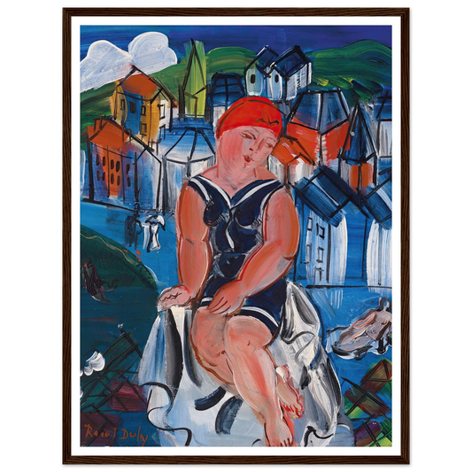 Petite baigneuse à Sainte-Adresse Art Print | Raoul Dufy-Quipham Collections