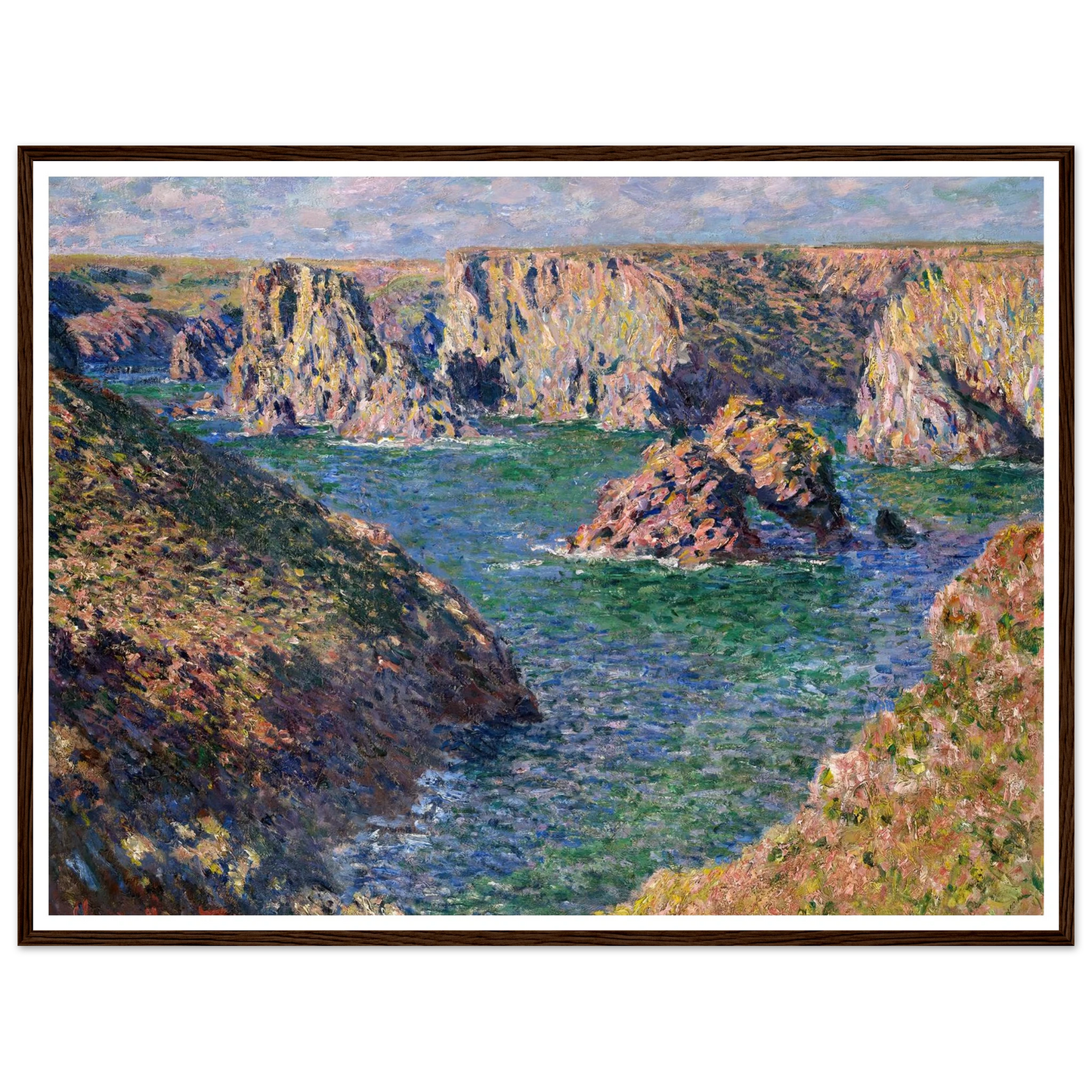 Port-Domois, Belle-Isle (1887) Art Print | Claude Monet-Quipham Collections