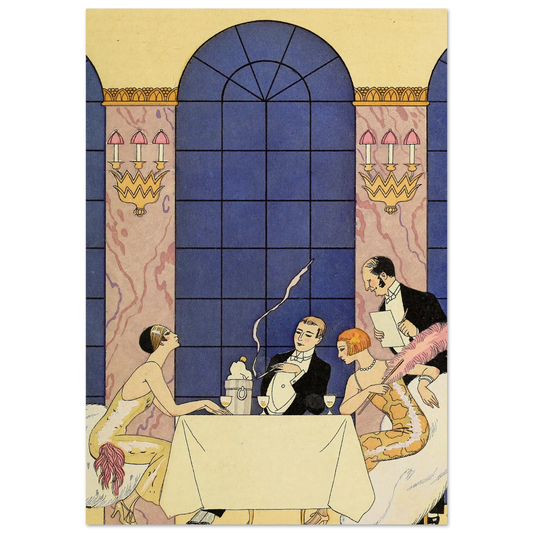 Falbalas et fanfreluches, La Gourmandise (1925) Art Print | George Barbier-Quipham Collections