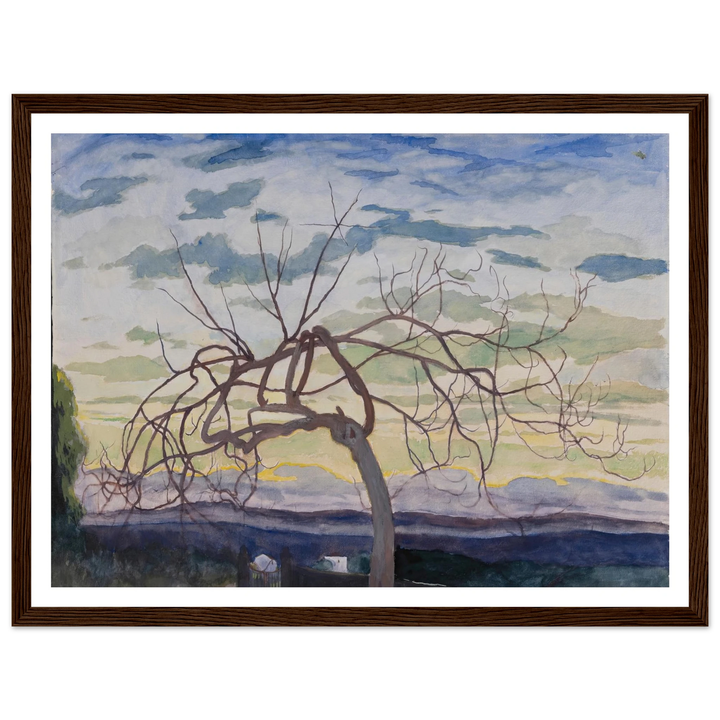 Vijgenboom in de winter, Grasse (1922) Art Print | Leon Spilliaert-Quipham Collections