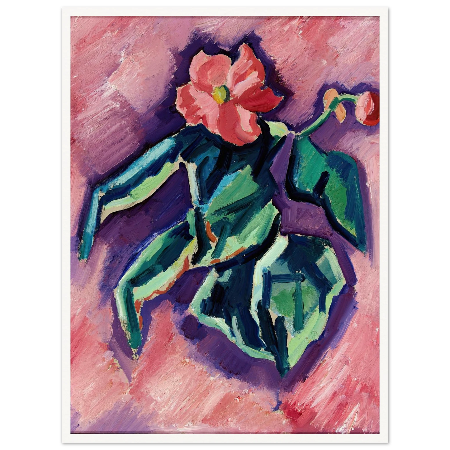 Pink Begonias (1928-1929) Art Print | Marsden Hartley-Quipham Collections