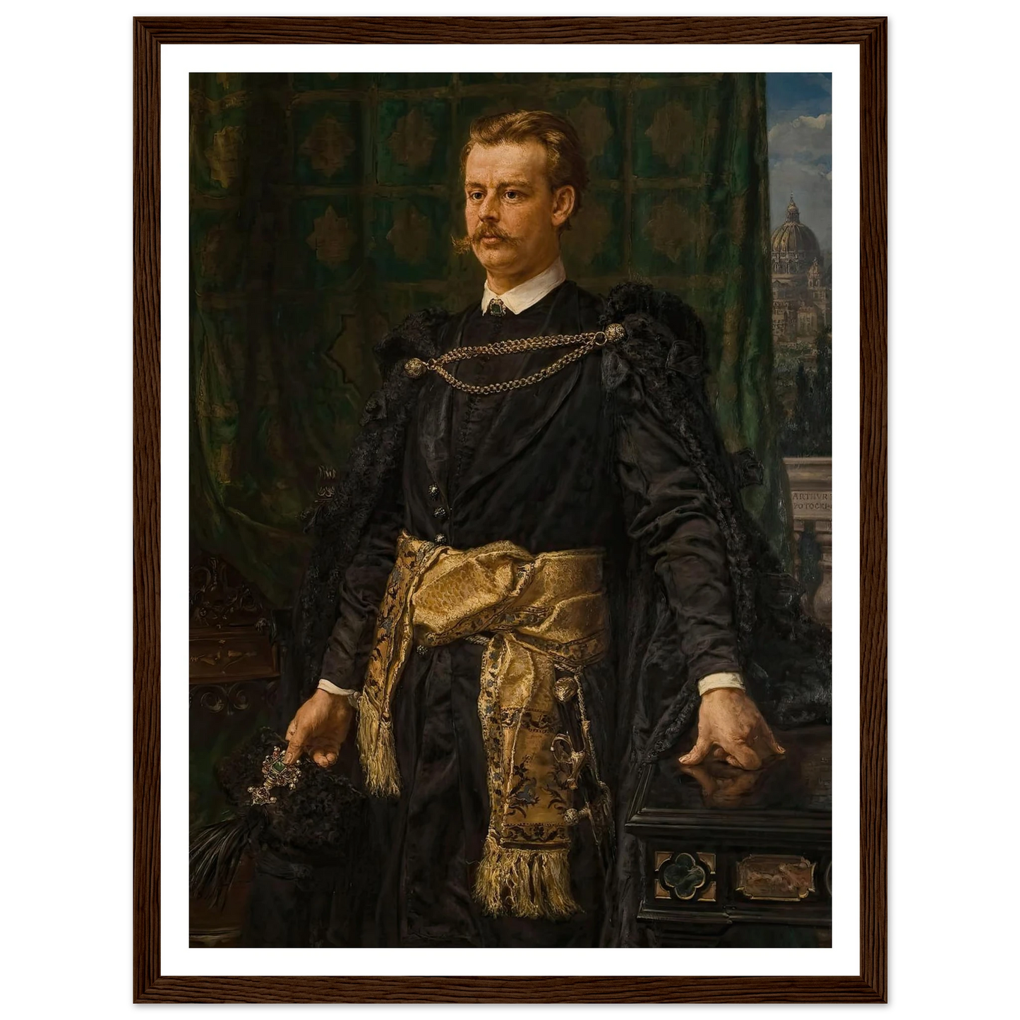 Portrait of Artur Potocki (1890) Art Print | Jan Matejko-Quipham Collections