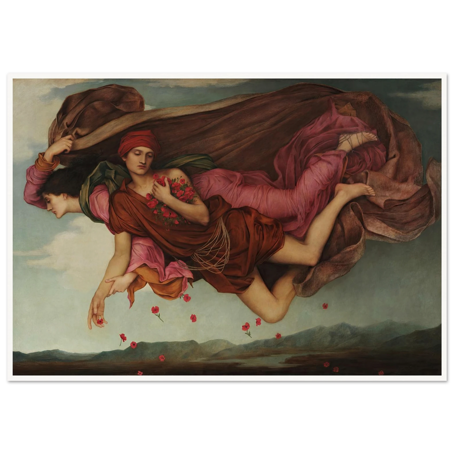 Night and Sleep (1878) Art Print | Evelyn de Morgan-Quipham Collections