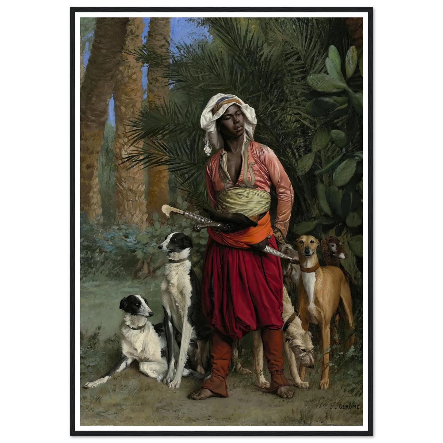 Master of the Hounds (1871) Art Print | Jean Leon Gerome-Quipham Collections