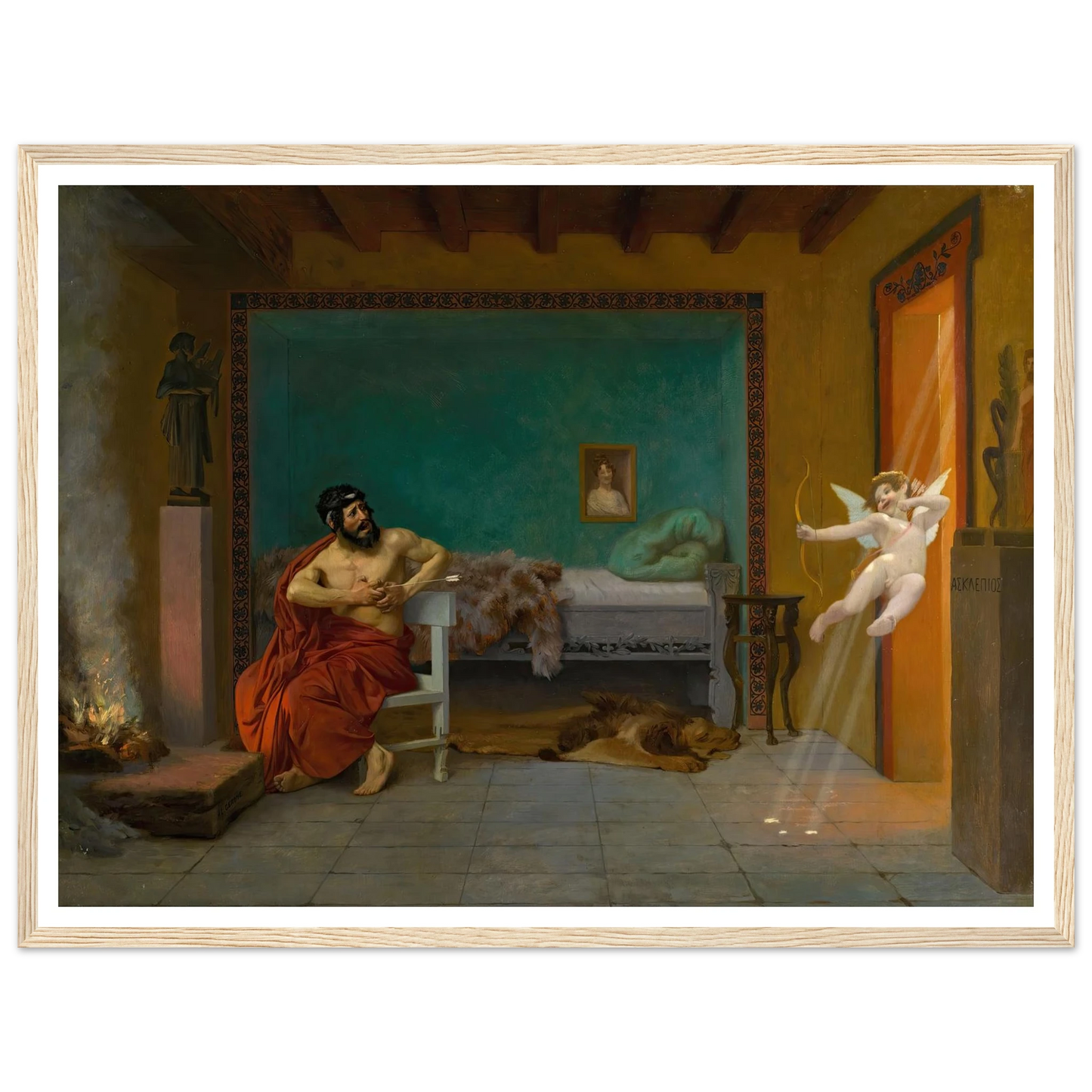 Cupid Runs out the Door Art Print | Jean Leon Gerome-Quipham Collections